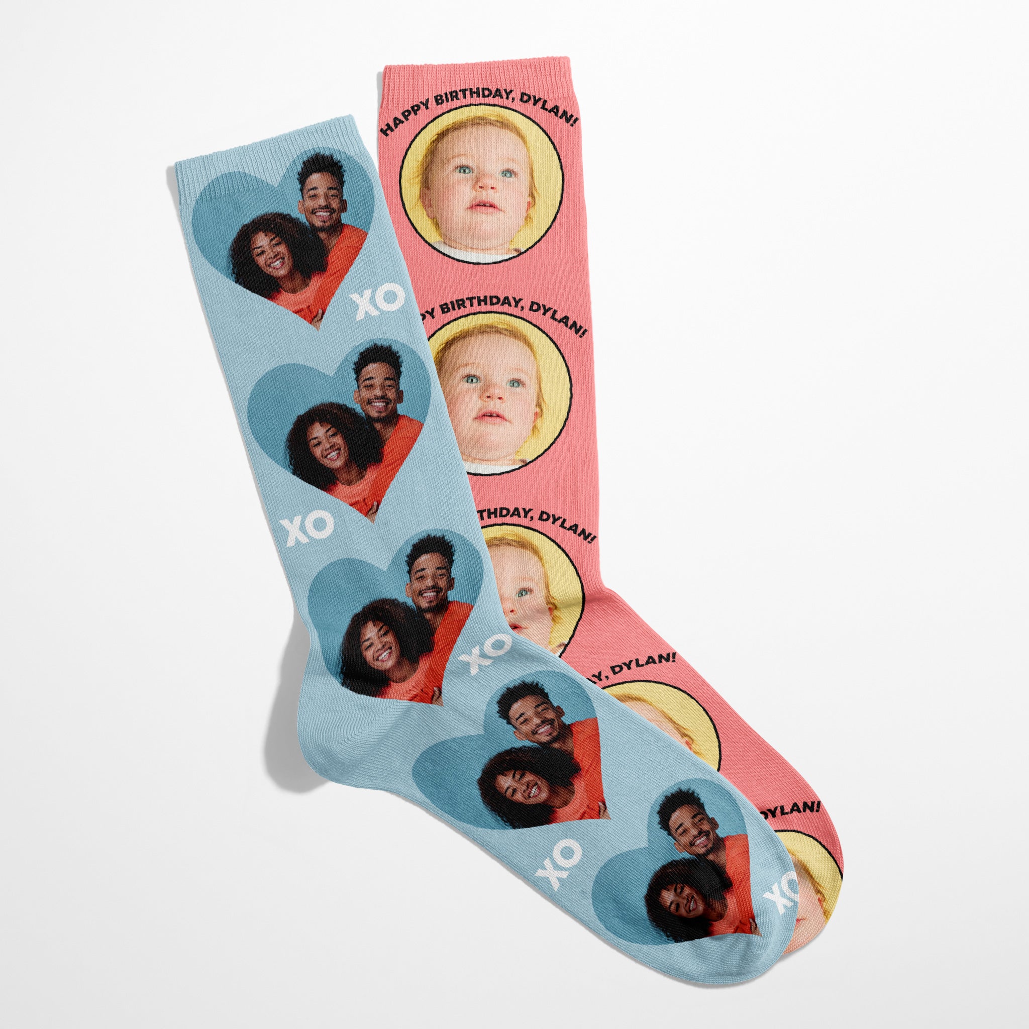 Custom Photo Crew Socks (All Over Print)