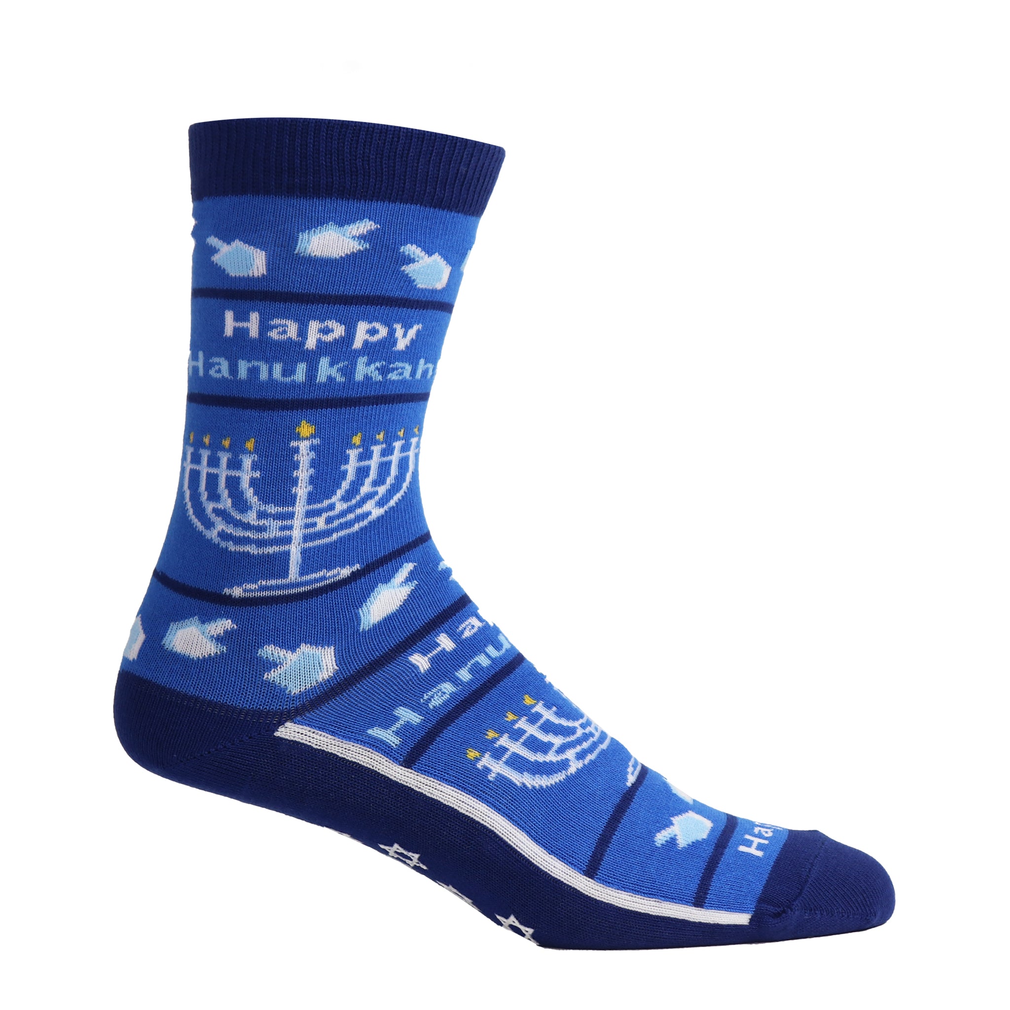 Happy Hanukah Christmas Kids Socks