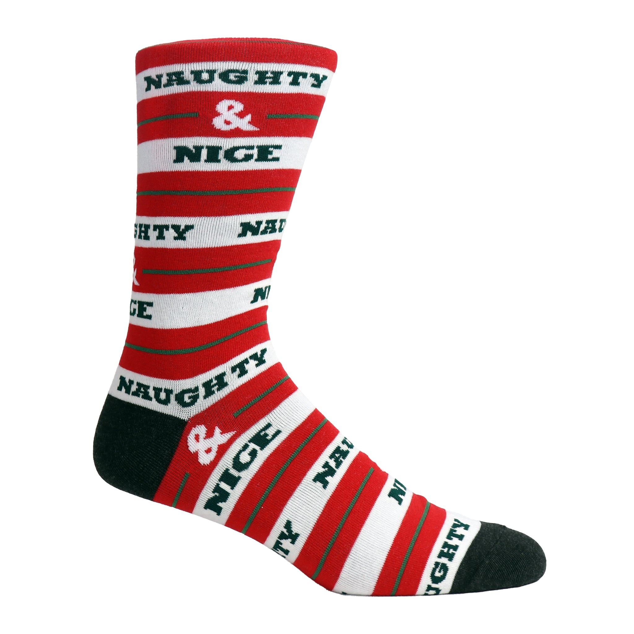 Naughty or Nice Christmas Crew Socks