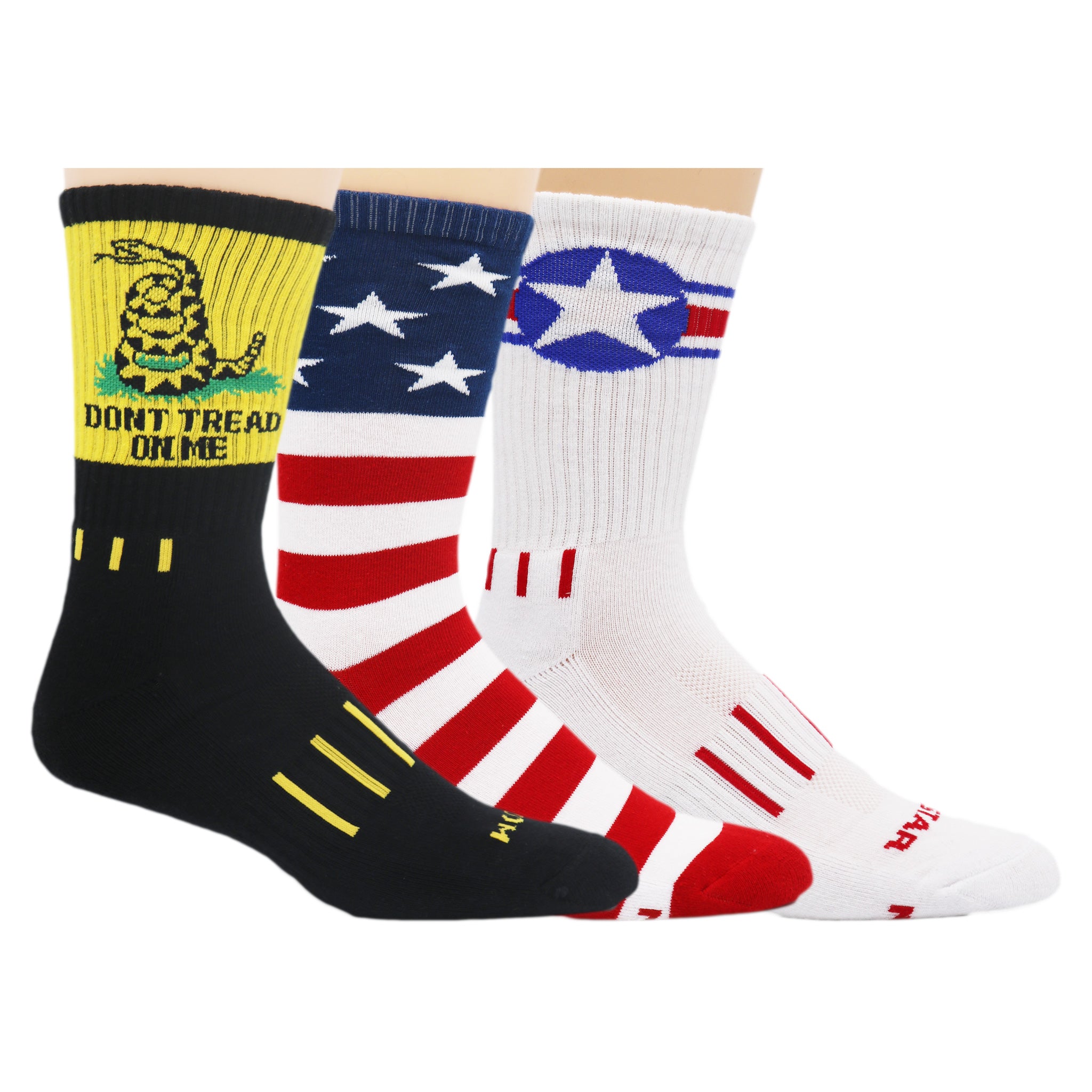 American Patriot Crew Socks 3-Pack
