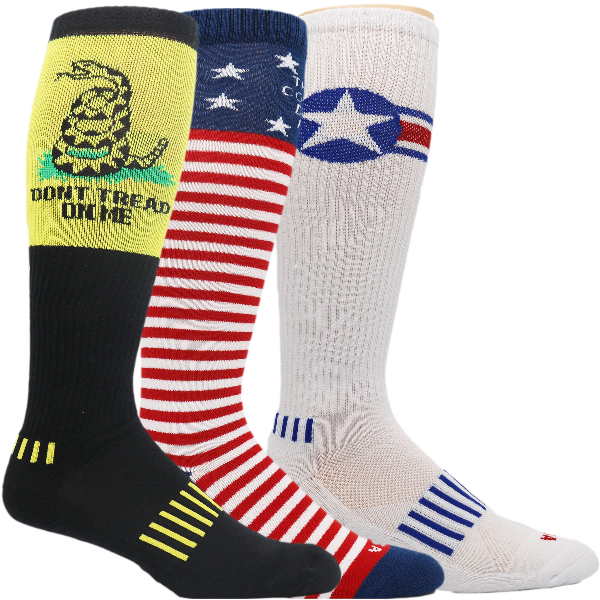 American Patriot Knee-High Socks 3-Pack