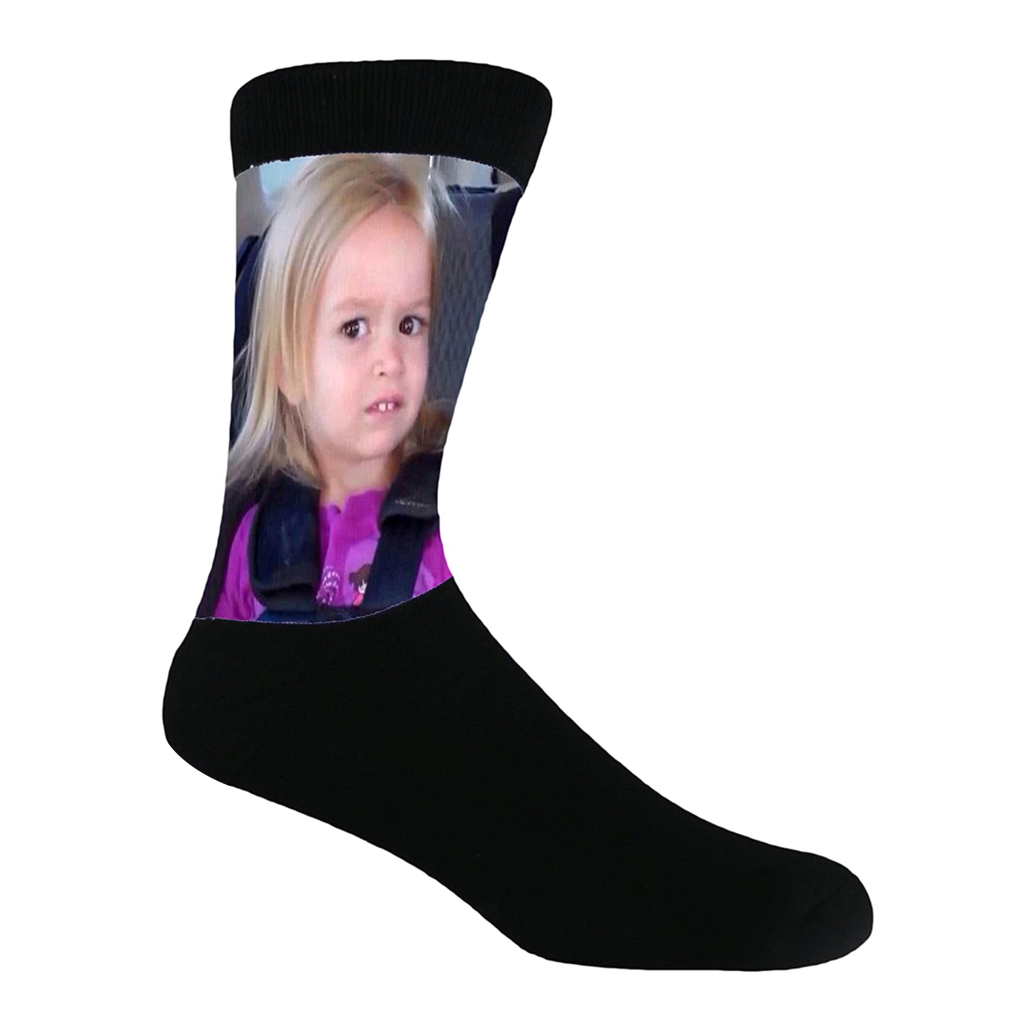 Side Eyed Chloe Meme Crew Socks