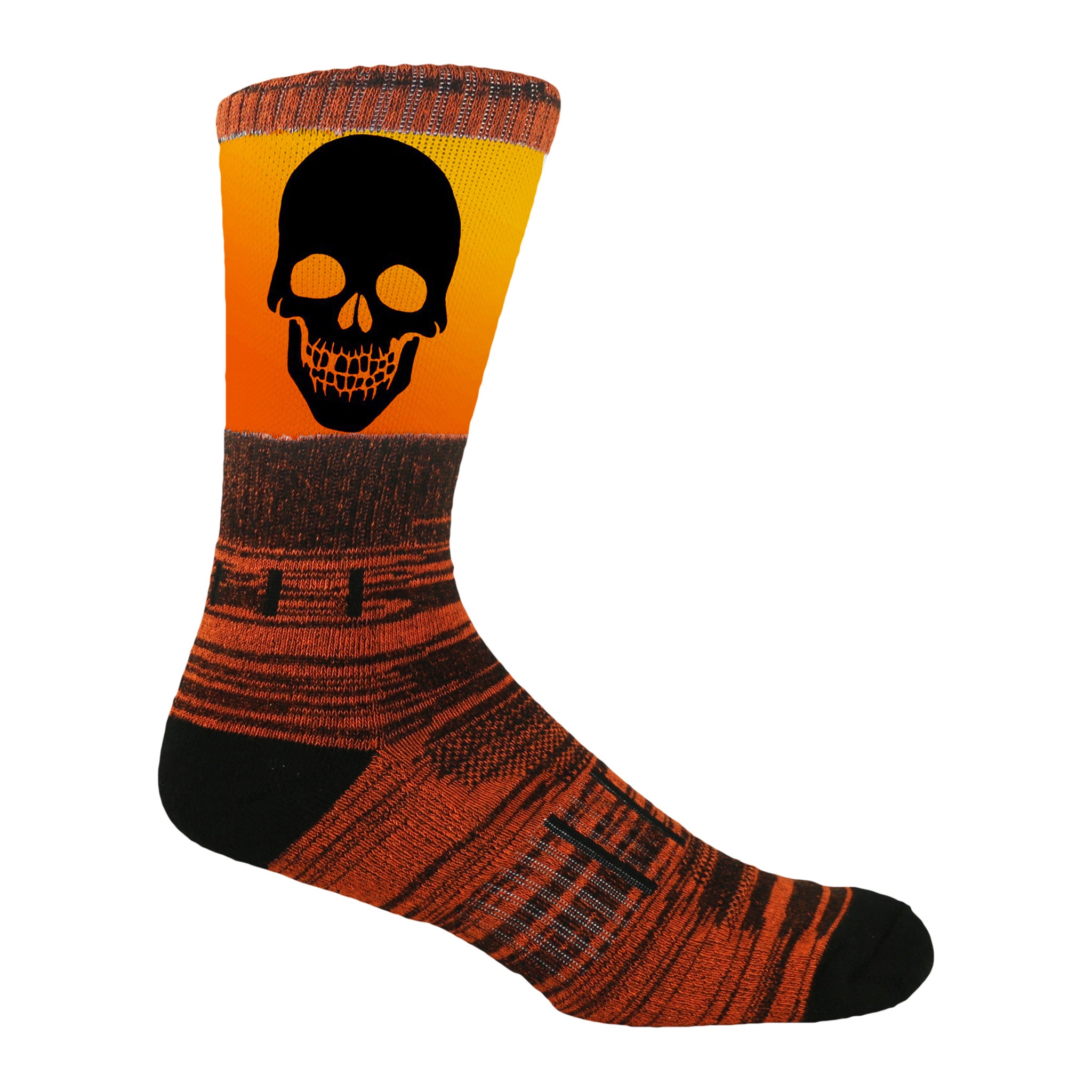 Spooky Skull Crew Socks