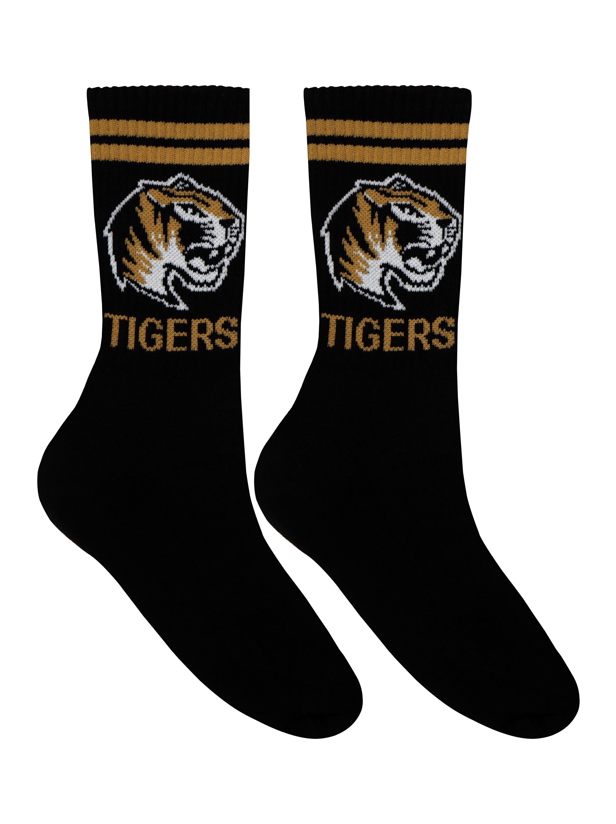 Men's HYPE Socks – Black/Gold, Tiger Gear